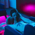 Athena Faris in 'Love in Neon'