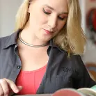 Kim Cums in 'Kim Cums at Work'